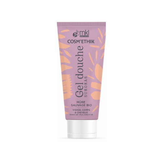 Gel douche Surgras Visage Corps et Cheveux Mûre Sauvage Bio MKL GREEN NATURE