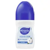 Déodorant bille Anti-transpirant 48h 0% Alcool Fleur de Coton MONSAVON