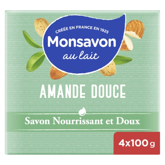 Savon Solide à l'Amande Douce MONSAVON