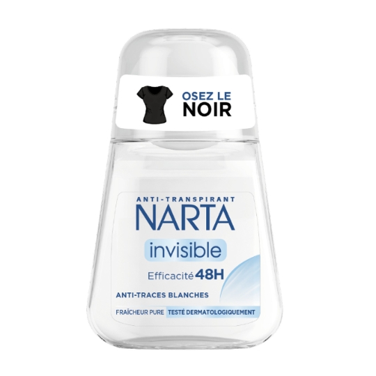 Déodorant bille Anti-transpirant Anti-traces Invisible 48h NARTA