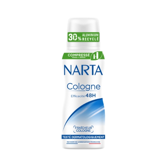 Déodorant spray compressé Cologne 48h NARTA