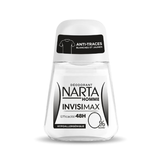 Déodorant bille homme Anti-traces Hypoallergénique Invisimax NARTA HOMME