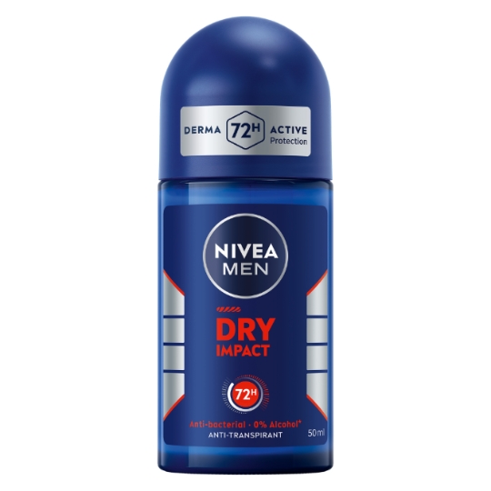 Déodorant bille homme Anti-transpirant Dry Impact Double Protection NIVEA MEN