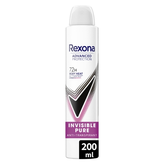 Déodorant spray Anti-Transpirant Invisible Pure 72h REXONA