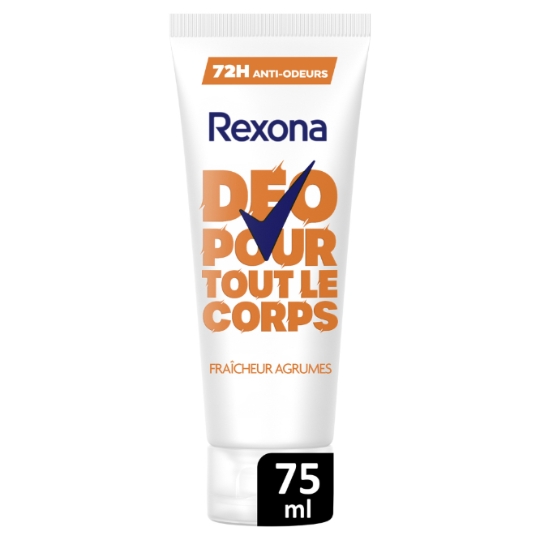 Déodorant Crème Tout le Corps Anti-odeurs Agrumes 72h REXONA