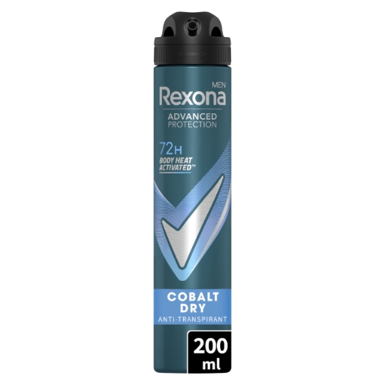 Déodorant spray homme Anti-transpirant Cobalt Dry 72h Advanced Protection REXONA MEN