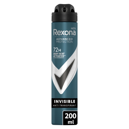 Déodorant spray homme Anti-transpirant Invisible 72h REXONA MEN