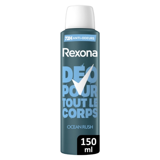 Déodorant Homme Pour tout le Corps 72h Ocean Rush REXONA MEN