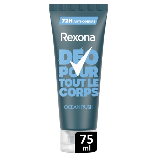 Déodorant Homme Crème Pour tout le Corps 72h Ocean Rush REXONA MEN