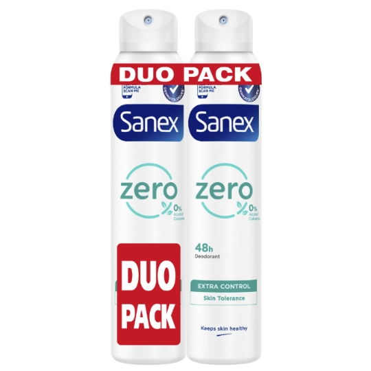 Déodorant spray compressé 0% Extra Control SANEX