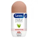 Déodorant Bille Natur Protect Aloe Vera Bio Peaux Sensibles 48 h SANEX