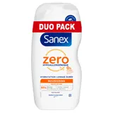 Gel Douche Zero Hypoallergénique Nourishing Peaux Sèches SANEX