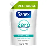 Gel Douche Recharge Hypoallergénique Hydratant Tous Types de Peaux SANEX
