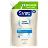 Recharge Crème de Douche Anti-Dessèchement pour Peaux très Sèches Sujettes aux Démangeaisons Derma Thérapie SANEX