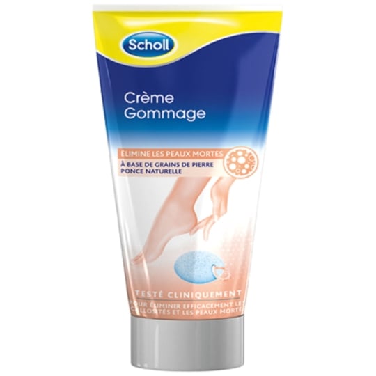 Crème pieds Gommage Elimine les Peaux Mortes SCHOLL