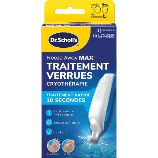Traitement Verrues Cryothérapie SCHOLL
