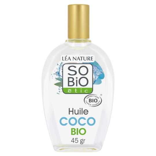 Huile de Coco Végétale Corps et Cheveux Nourrissante et Protectrice Bio SO'BIO ETIC