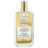 Huile Sèche Corps Visage Cheveux Argan Bio Immortelle des Dunes Bio Rose de Damas Figue de Barbarie Bio SO'BIO ETIC