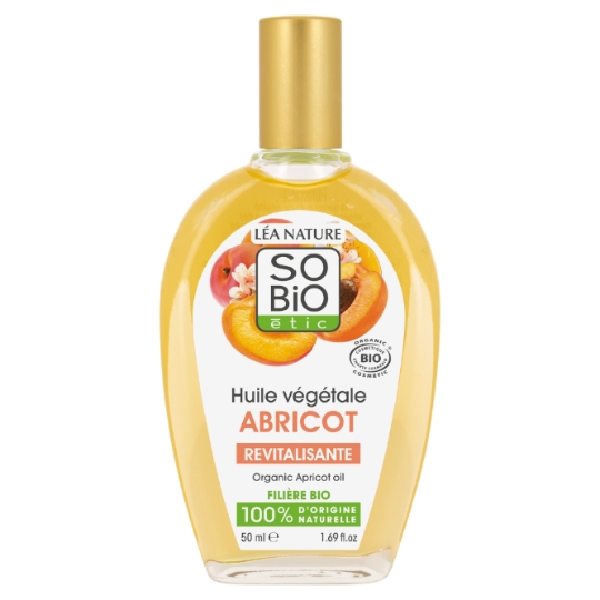 Huile Végétale Revitalisante Abricot Bio SO'BIO ETIC
