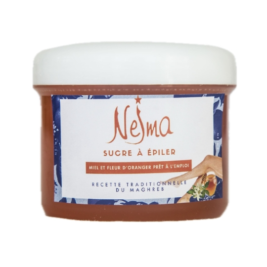 Sucre à Epiler Naturel Parfum Fleur d'Oranger Nejma SUCREDERME
