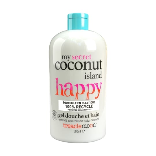 Gel douche et bain Douche Et Bain My Secret Happy Coconut Island Extrait Naturel De Noix De Coco TREACLEMOON