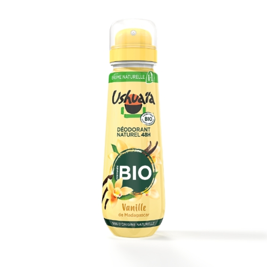 Déodorant spray compressé Bio Efficacité 48h Vanille de Madagascar USHUAIA