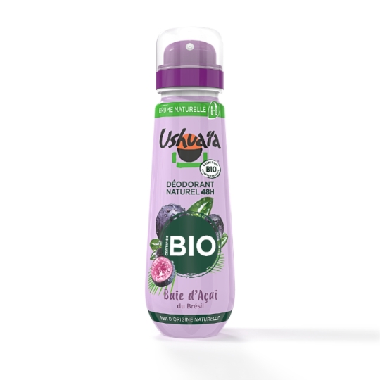 Déodorant spray compressé 48H Baie d'Açai Bio USHUAIA