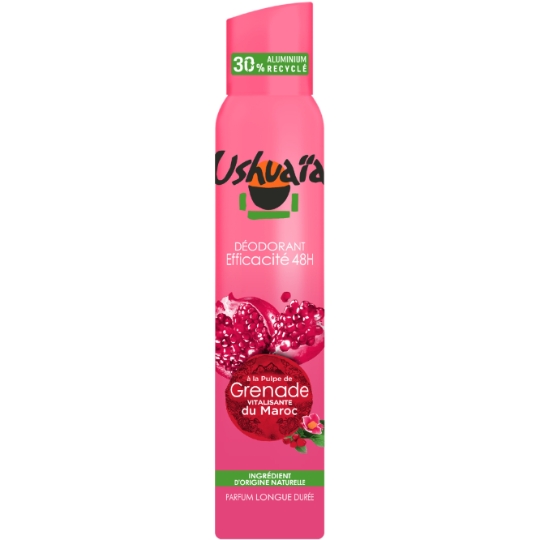 Déodorant spray Efficacité 48h Grenade USHUAIA