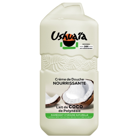 Crème de Douche Nourrissante Lait de Coco de Polynésie USHUAIA