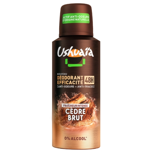 Déodorant spray homme Cèdre brut USHUAIA