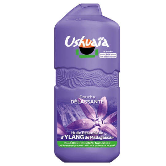 Gel Douche Délassante Ylang Anti-Dessèchement USHUAIA