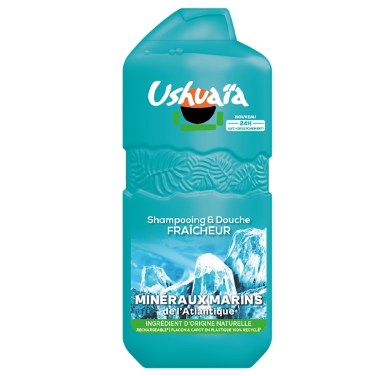 Shampooing et Gel Douche Fraîcheur Minéraux Marins De L'Atlantique USHUAIA
