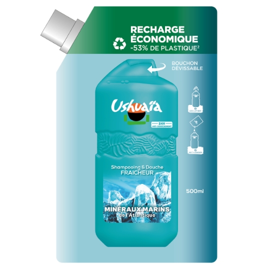 Gel Douche Fraîcheur Minéraux Marins de l'Atlantique USHUAIA