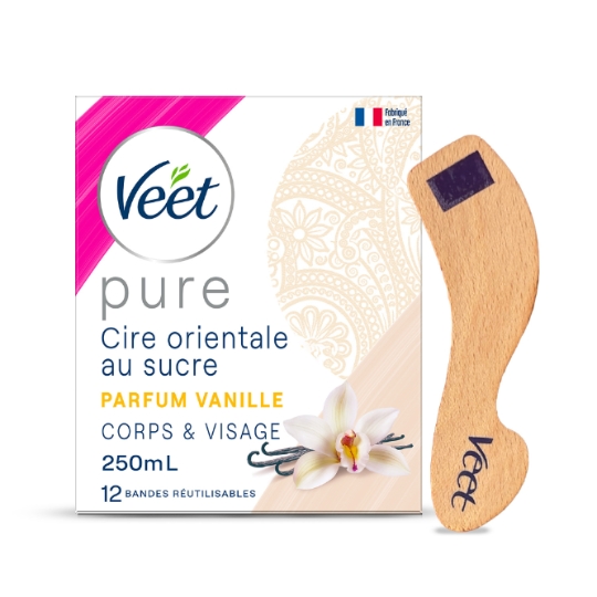 Cire Corps Visage Pure 99% Naturelle Huiles Essentielles Vanille Florale VEET