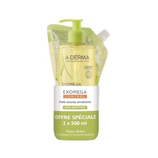 Huile de douche Corps Peaux Fragiles Sèches à Tendance Eczéma Atopique Emolliente Anti-grattage A-DERMA