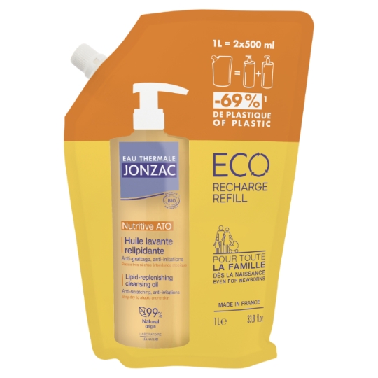 Huile de douche Relipidante Nutritive Bio EAU THERMALE JONZAC