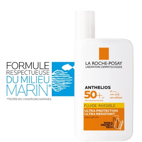 Crème solaire Visage Peau Sensible Très Haute Protection Spf 50+ Fluide Ultra-Légère Sans Parfum LA ROCHE POSAY