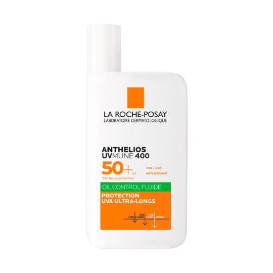 Crème solaire Visage Spf 50+ Oil Control Fluide Anti-brillance Peaux Sensibles LA ROCHE POSAY