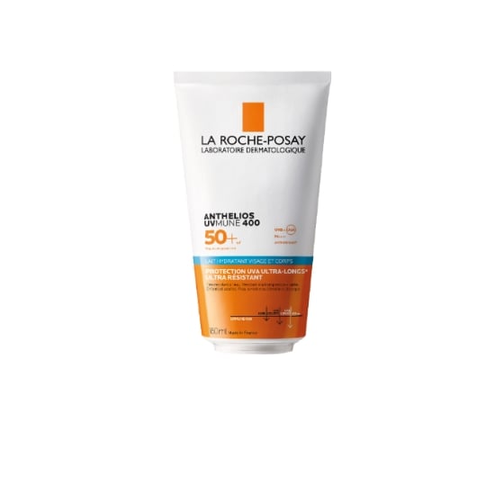 Lait solaire Lait Visage Corps Très Haute Protection Spf 50+ Ultra Résistant Enrichi en Beurre de Karité Peau Sensible LA ROCHE POSAY