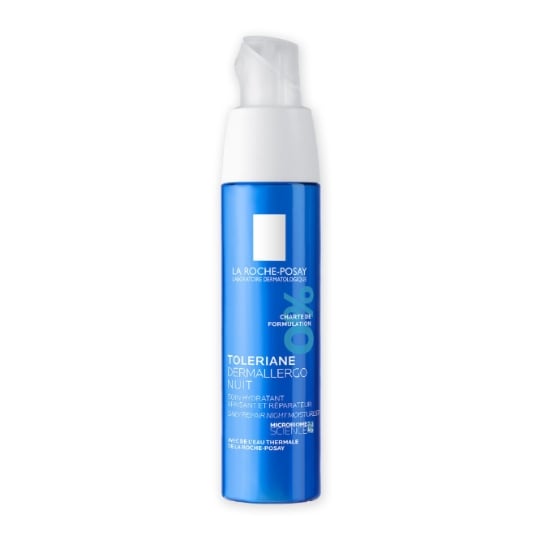 Crème de Nuit Hydratante Apaisante Visage Peau Sensible Toleriane Dermallergo LA ROCHE POSAY