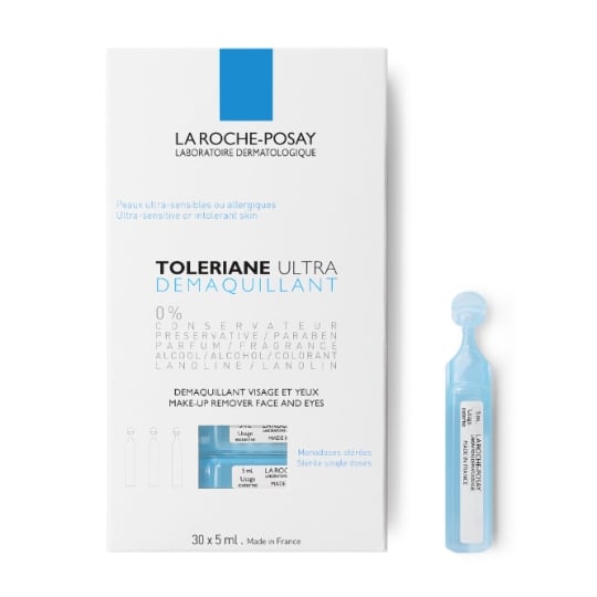 Lingettes démaquillantes Yeux Sensibles Hypoallergénique Haute Tolérance Tolériane LA ROCHE POSAY