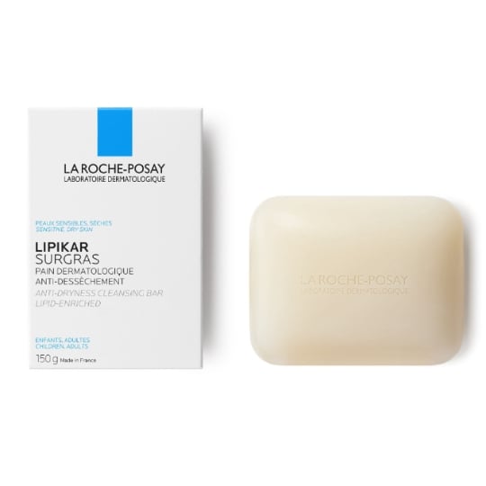 Savon Solide Corps Peaux Sensibles et Sèches Anti-dessèchement Lipikar Surgras LA ROCHE POSAY