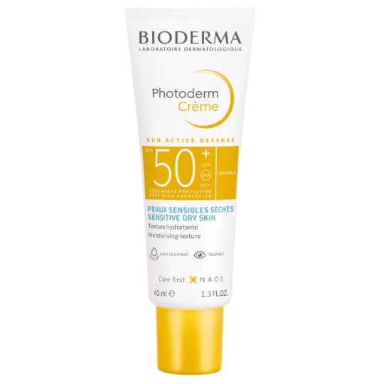Crème solaire Enfant Visage Corps Peau Sensible Très Haute Protection Spf 50+ Résistant à l'Eau Photoderm BIODERMA