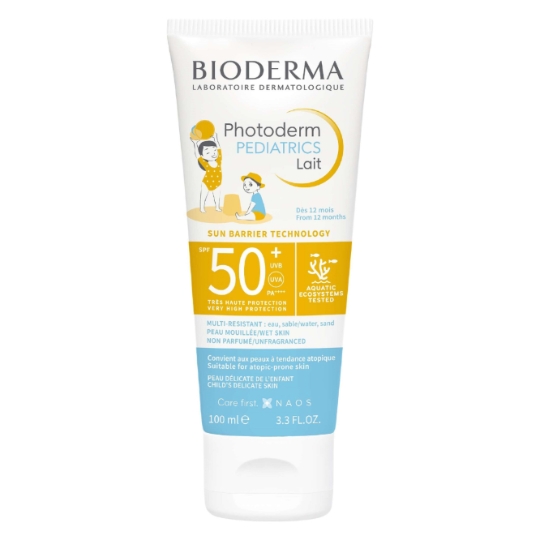Lait solaire Enfant Visage et Corps Spf50+ Photoderm Pediatrics BIODERMA