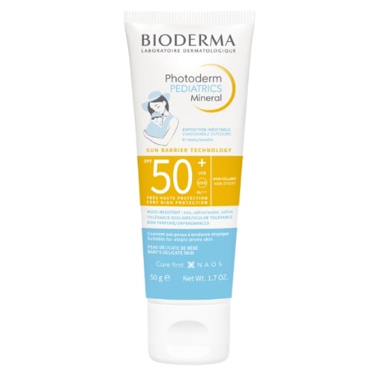 Crème solaire Bébé et Enfant Très Haute Protection Spf 50+ Minérale Multi-résistant Photoderm Pediatrics BIODERMA