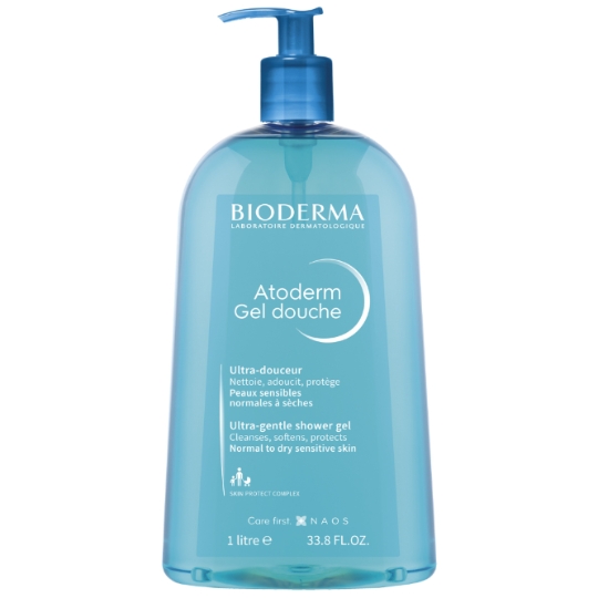 Gel douche Corps Hydratant Apaisant Nettoyant Douceur Atoderm BIODERMA