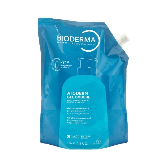 Gel douche Peaux Sensibles Normales à Sèches Lavant Douceur Atoderm BIODERMA
