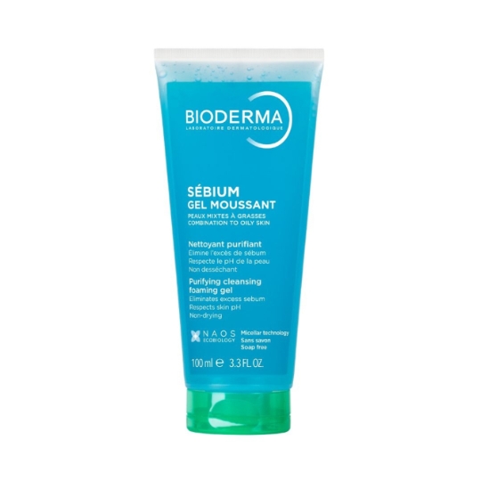 Gel moussant Visage Peau à Imperfections Nettoie et Purifie Sébum BIODERMA