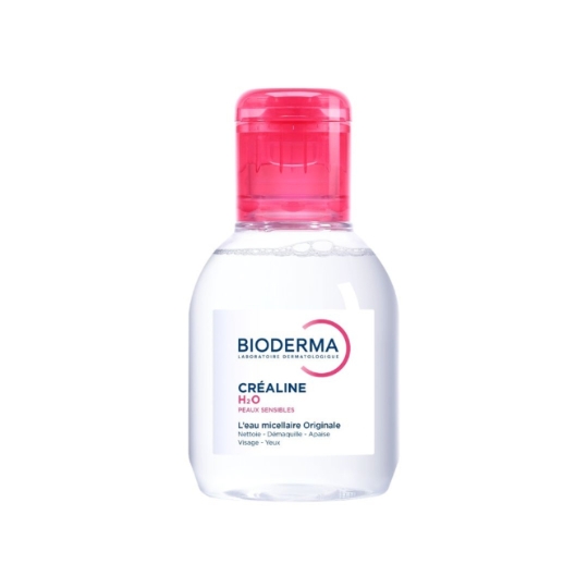 Eau Micellaire Visage Yeux Nettoyante Démaquillante Peaux Sensibles Créaline H2O BIODERMA