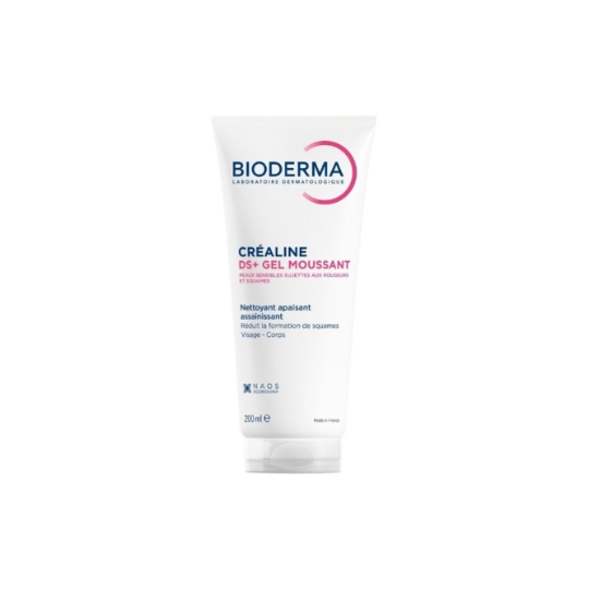 Gel Visage Apaisant Assainissant Anti-Rougeurs et Squames Créaline DS+ BIODERMA